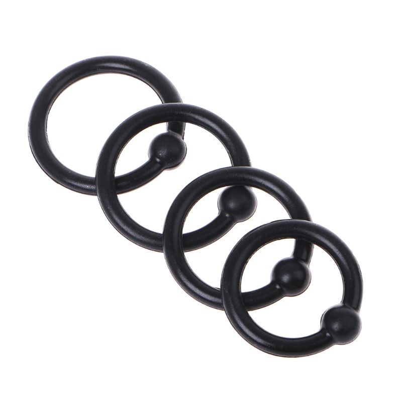 7piece Ultimate Male Enhancement Set Includes 4 Cock Rings Clitoral Stimulator And 3 Adjustable Erection Support Loops - 2