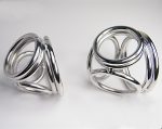 Men Stainless Steel Dick Ring Penis Delay Ejaculation 4 Holes Cockrings Lock Dildo And Scrotum Adult Male Cocks Sex Toys J7-1-26 - 5
