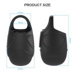 Male Ball Stretcher Scrotum Restraint Cage Vibrating Cock Penis Ring Time Delay Training Dick Sex Toys Chastity Devices - 3