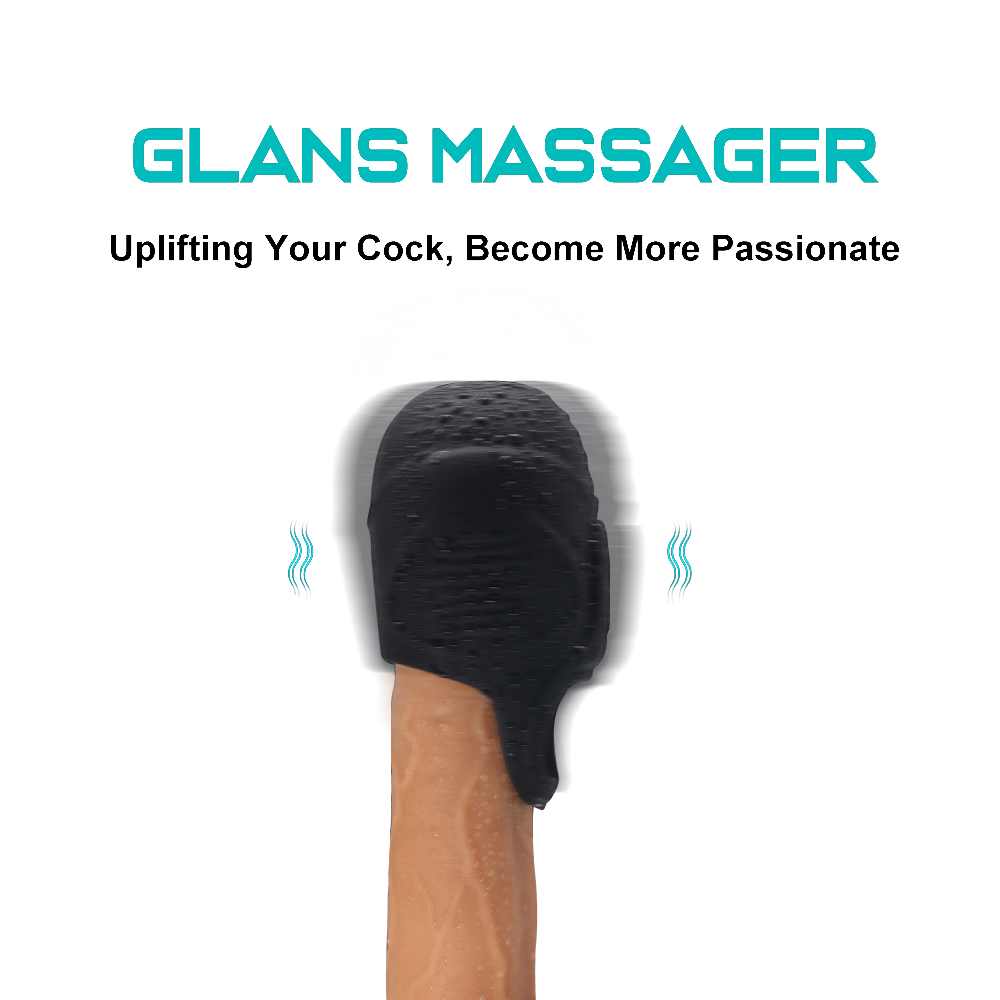 Male Vibrating Chastity Cage Scrotum Ball Stretcher Delay Training Penis Ring Adult Sex Toy - 5