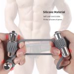 Triple Cock Ring Vibrating Bullet For Male Sperm Delay Penis Rings Men Sex Toys Massage Silicone Vibrator - 4