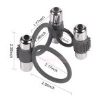 Triple Cock Ring Vibrating Bullet For Male Sperm Delay Penis Rings Men Sex Toys Massage Silicone Vibrator - 2
