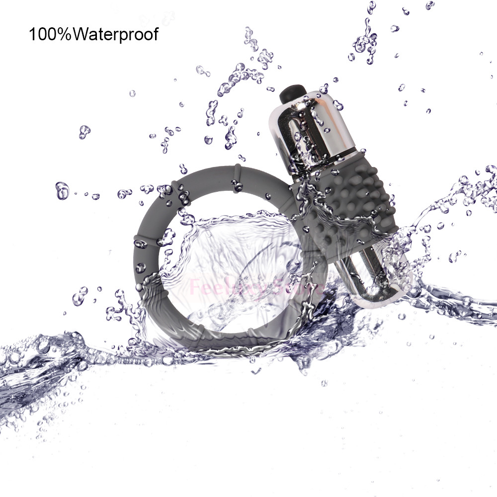 Silicone Triple Cock Ring With Vibrating Bullet For Enhanced Stamina Male Pleasure Toy - 15