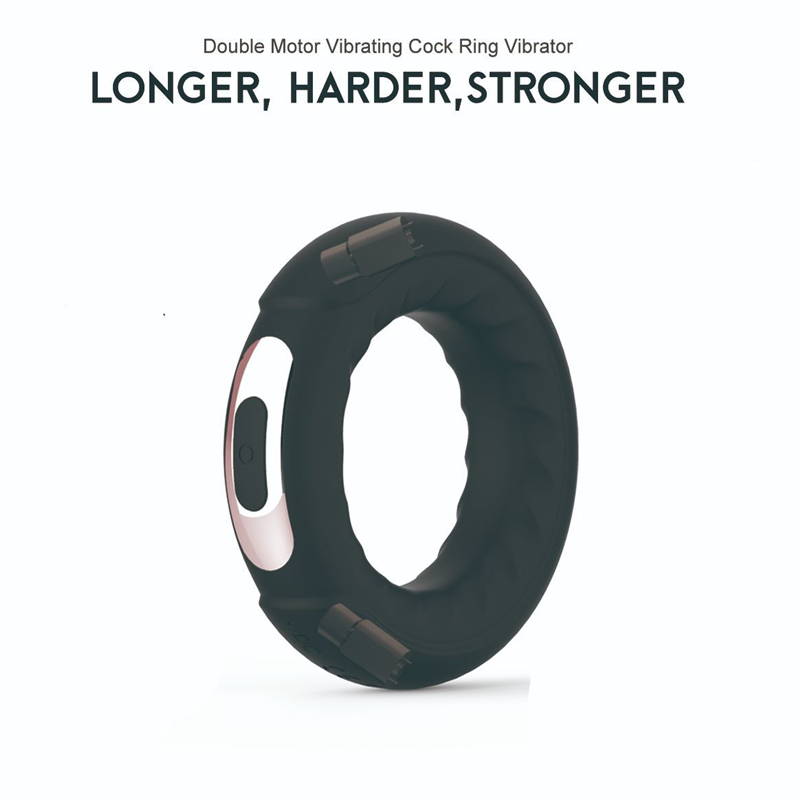 Wireless Remote Control 10speed Silicone Cock Rings Vibrating Male Sex Toys For Adult Games - 6