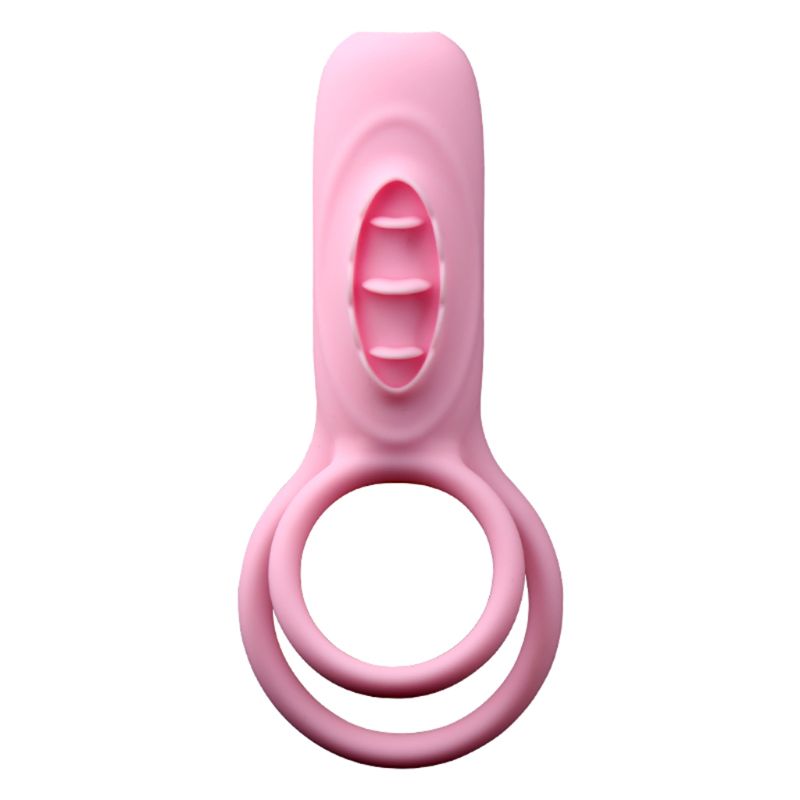 Deluxe Remote Control Vibrating Penis Ring With Tongue Male Female Gspot Clitoral Stimulator Powerful Adult Pleasure Toy - 11