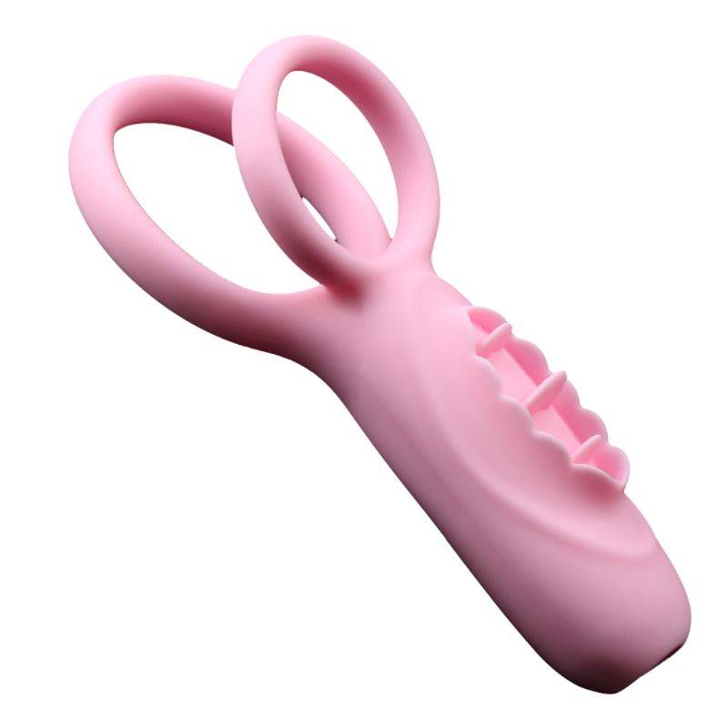 Deluxe Remote Control Vibrating Penis Ring With Tongue Male Female Gspot Clitoral Stimulator Powerful Adult Pleasure Toy - 4