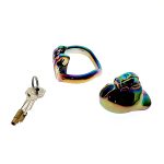 Rainbow Ht V3 Cock Cage Micro Small Chastity Device Stainless Steel Bdsm Torture Toys - 2