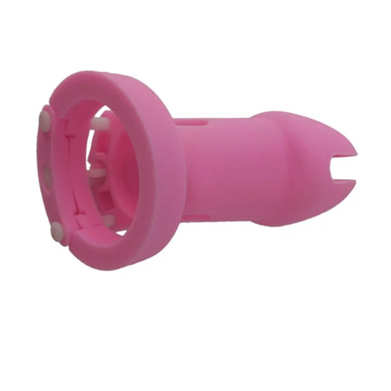 Silicone Male Chastity Device Pink Cb6000 With 5 Adjustable Penis Rings Erotic Adult Sex Toy For Men - 5