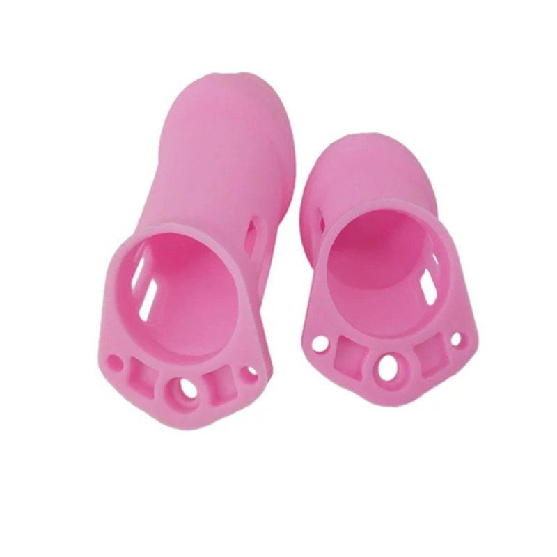 Silicone Male Chastity Device Pink Cb6000 With 5 Adjustable Penis Rings Erotic Adult Sex Toy For Men - 2