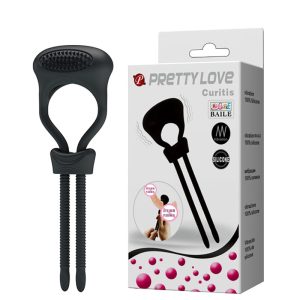 Prettylove Adjustable Vibrating Cock Ring Waterproof Powerful Bullet Vibrators For Men Erotic Adult Sex Toys