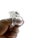 The Nub Of Ht V3 Male Chastity Device With 4 Rings Micro Cock Cage Resin Belt Bdsm Toys - 5