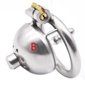 Male Chastity Cage Stainless Steel Cock Lock With Soft Urethral Sound Catheter Bondage Dick Cbt Sex Toys For Man G194 - 2