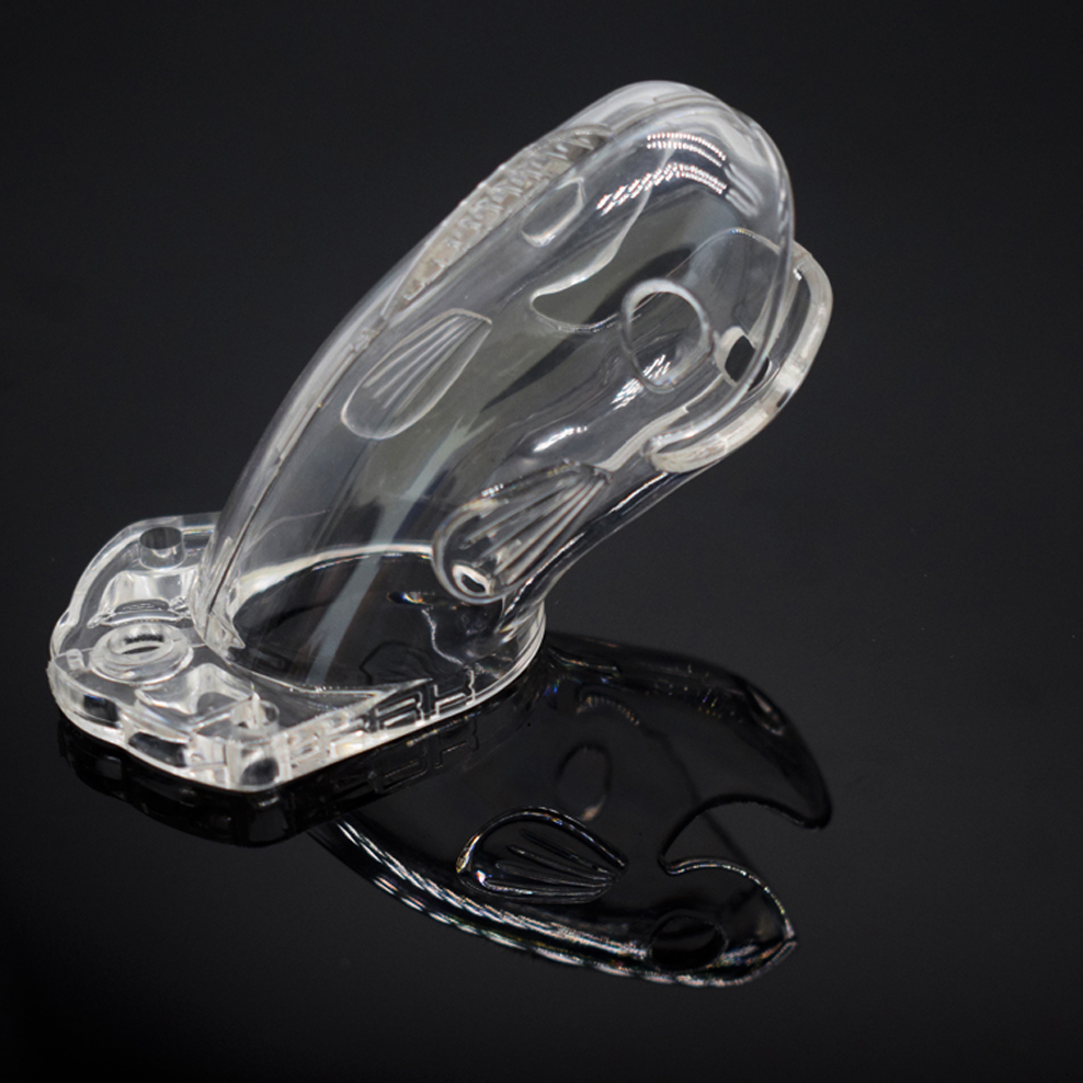 Male Chastity Device Whale Cock Cage Adjustable 5size Penis Rings Durable Plastic Brass Lock Number Tags Intimate Sex Toys For Men - 31