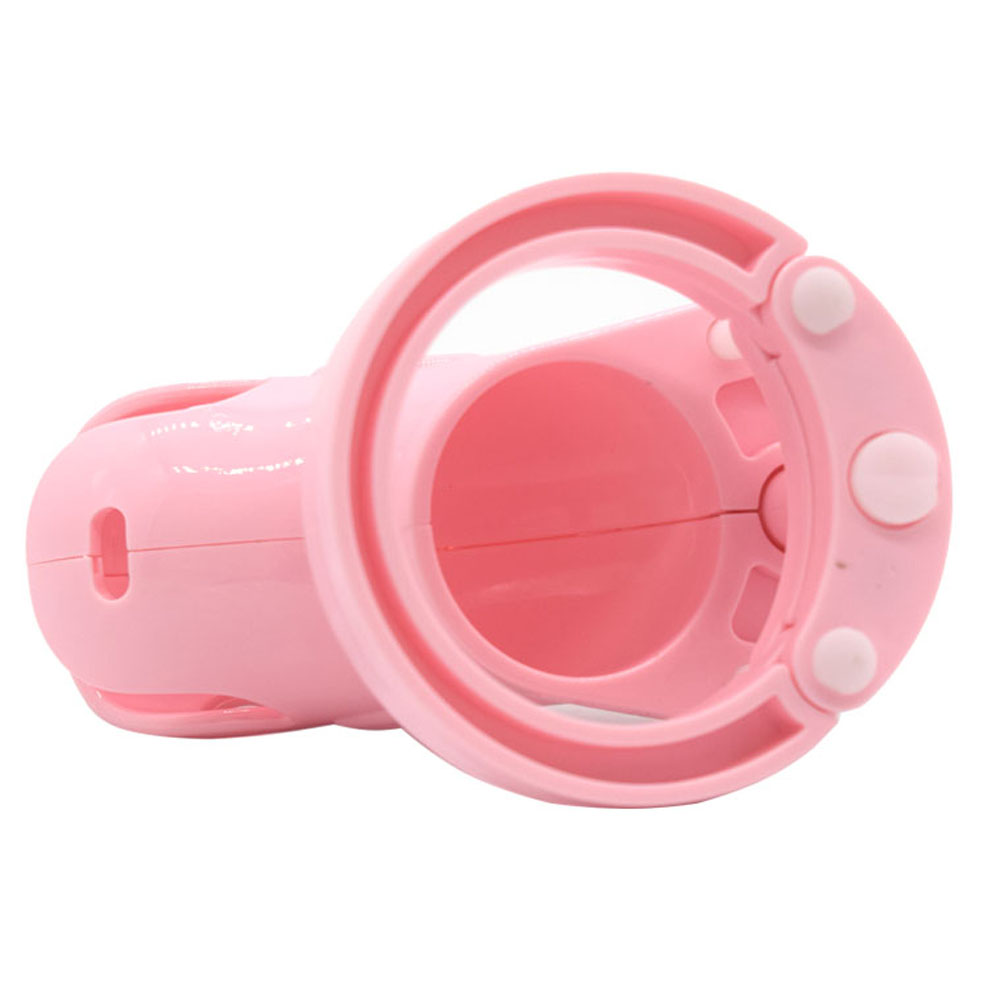 Male Chastity Device Whale Cock Cage Adjustable 5size Penis Rings Durable Plastic Brass Lock Number Tags Intimate Sex Toys For Men - 3
