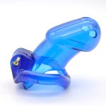 Sex Shop Male Chastity Cock Cages Toys For Men Penis Belt Lock With Four Ring Cage Gay Device - 6