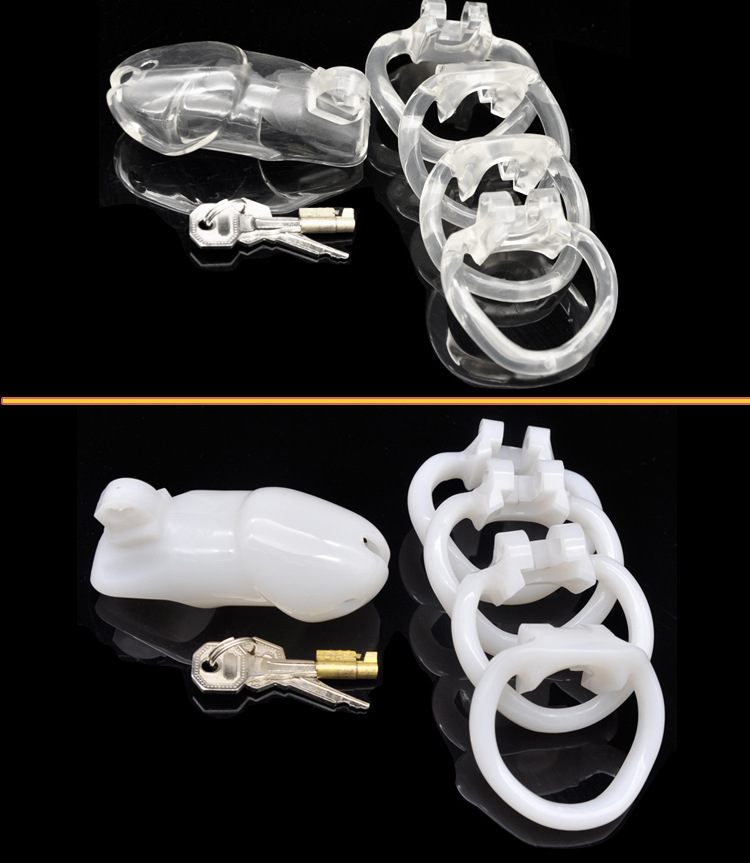 Male Chastity Device With Adjustable Rings Penis Belt Lock Durable Cock Cage For Gay Men - 9