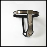 Female Chastity Belt Stainless Steel & Silicone Lock Vaginal Anal Plug Device Adjustable Panties Fetish Sex Toy - 6