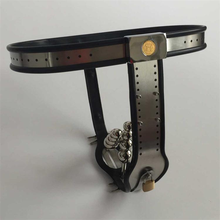 Quality Stainless Steel Silicone Female Chastity Belt Adjustable Fetish Panties With Vaginal Anal Plug Adult Sex Toy - 10