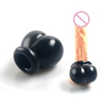 Male Scrotum Bondage Bags Cock Ring Silicone Ball Stretcher Sex Toys For Men On The Dick Cockring Ballstretcher Erotic Products - 4