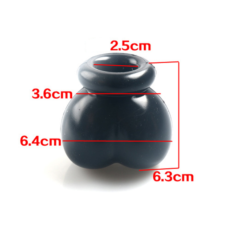 Silicone Male Scrotum Bondage Bag Adjustable Cock Ring Erotic Ball Stretcher Sex Toy For Men Enhanced Pleasure Cockring - 6