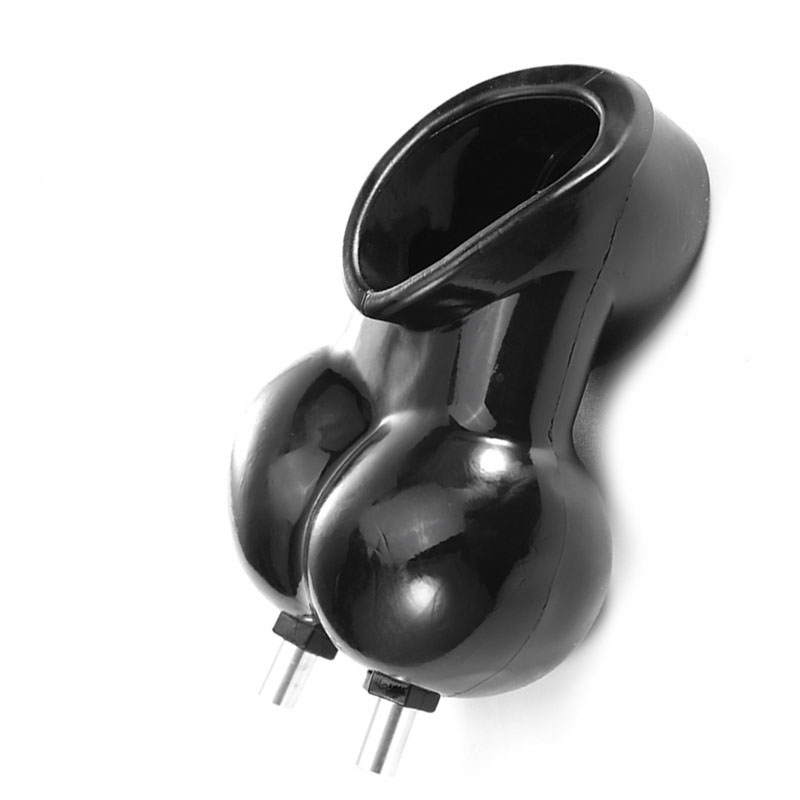 Mens Electro Shock Cockring Electrical Stimulator Scrotum Bondage Bags Ball Stretcher Sex Toy Cock Sleeve Ballstretcher - 2