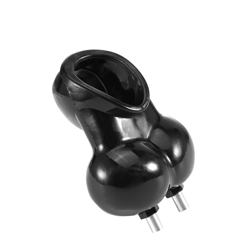 Mens Electro Shock Cockring Electrical Stimulator Scrotum Bondage Bags Ball Stretcher Sex Toy Cock Sleeve Ballstretcher - 1