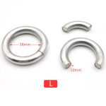 Magnetic Metal Cock Rings For Men On The Dick Stainless Steel Penis Ring Adult Sex Toys Cockring Scrotum Ball Stretcher Weights - 5