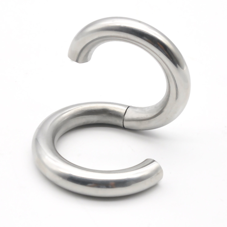 Stainless Steel Male Enhancement Cock Rings Magnetic Metal Penis Ring Adult Intimacy Toys Scrotum Ball Stretcher Weights - 7