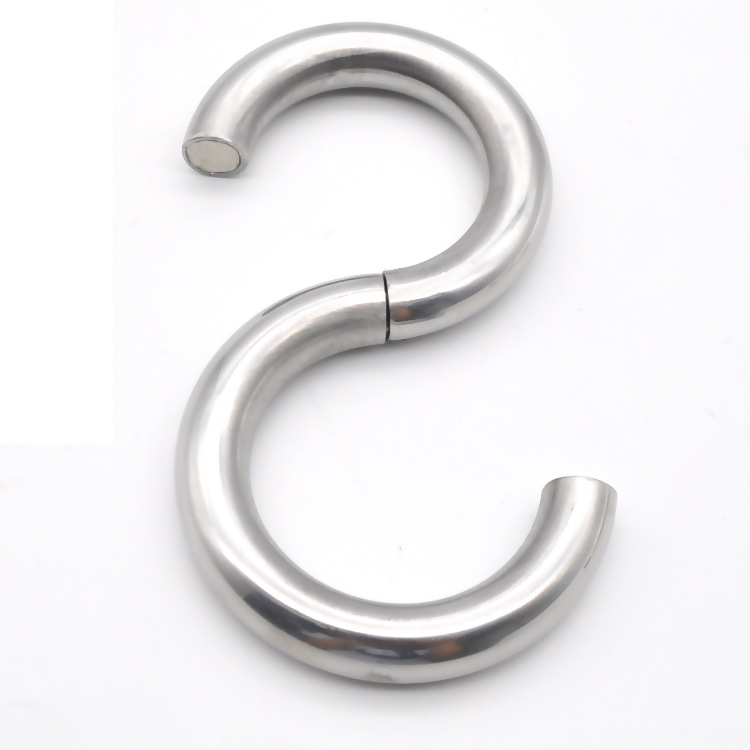 Stainless Steel Male Enhancement Cock Rings Magnetic Metal Penis Ring Adult Intimacy Toys Scrotum Ball Stretcher Weights - 5