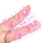 2pcs Soft Elastic Vibrating Sex Rings Time Delay Cockring Cock Ring Sleeve Penis Waterproof Toys For Male Men - 5