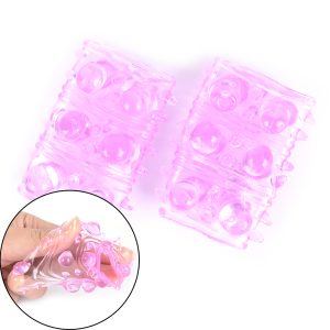 2pcs Soft Elastic Vibrating Sex Rings Time Delay Cockring Cock Ring Sleeve Penis Waterproof Toys For Male Men