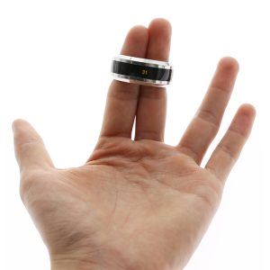 Led Temperature Cock Ring Steel Mood Emotion Feeling Intelligent Sensitive Stop Premature Ejaculation Erection - 2