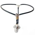 Metal Penis Sleeve Cock Cage Stainless Steel Silicone Male Chastity Belt Sex Toys For Men Strapon Panties Device - 2