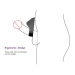 Silicone Vibrating Penis Cock Ring Sex-toys For Men Couple Rechargeable - 2
