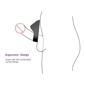 Silicone Vibrating Penis Cock Ring Sex-toys For Men Couple Rechargeable - 2