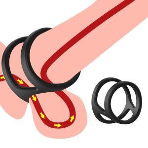 Elastic Penis Ring Delay Ejaculation Soft Silicone Cock Sex Toys For Men Long Lasting Adult Products Male Chastity Device
