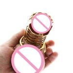 Stainless Steel Gold Snake Cock Ring With Spikes Chastity Cage Erotic Device Prison Penis Sex Toys For Men - 5