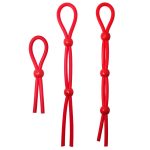 Reusable Penis Ring Bound Delay Cock Adult Erotic Toys Dick Condoms For Couple Lock Rope Game - 4