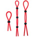Reusable Penis Ring Bound Delay Cock Adult Erotic Toys Dick Condoms For Couple Lock Rope Game