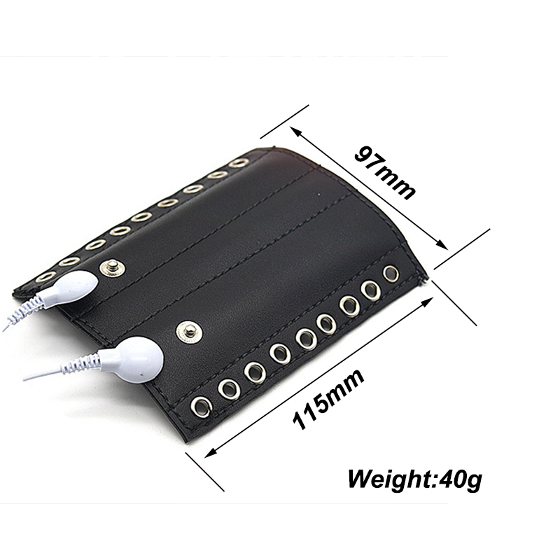 Bipolar Electro Shock Male Enhancement Sleeve Electric Stimulation Pleasure Ring For Mens Intimate Bondage Play - 3