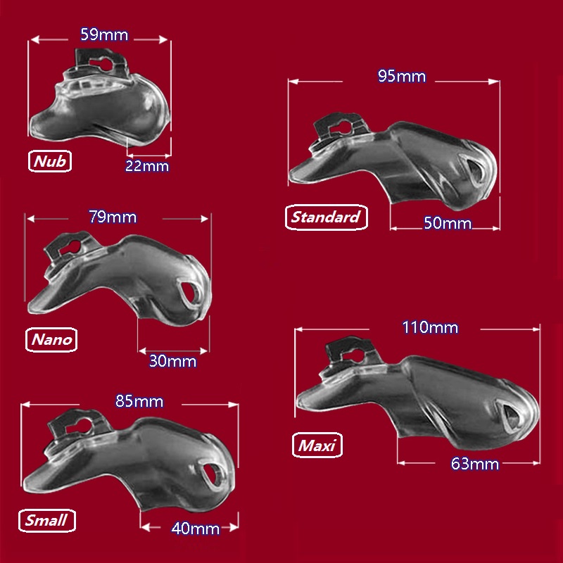V4 Super Small Pink Male Chastity Cage Adult Toy With 4 Penis Rings Plastic Cock Bondage Belt Fetish Sex Accessory - 5