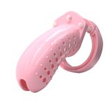 Frrk Male Plastic Chastity Sex Toys For Men Imprisoned Jj Lock Cage Porous Urethral Opening On The Head Adult Game - 3
