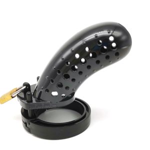 Frrk Male Plastic Chastity Sex Toys For Men Imprisoned Jj Lock Cage Porous Urethral Opening On The Head Adult Game - 2