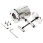 Heavy Bdsm Ball Squeezer Chamber Scrotum Pendant Testicle Device Stainless Steel Stretchers Slave Sex Toys For Men - 5