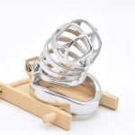 Nuun Stainless Steel Chastity Cage Metal Bondage Kinky Sex Toys For Men Prison Bird Cock-lock Sissy Bdsm Mainstream Product - 4