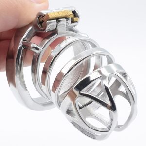 Nuun Stainless Steel Chastity Cage Metal Bondage Kinky Sex Toys For Men Prison Bird Cock-lock Sissy Bdsm Mainstream Product