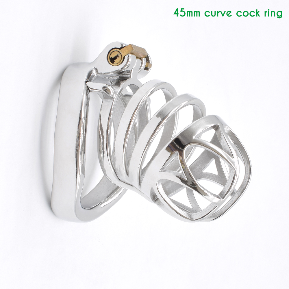 Nuun Stainless Steel Chastity Cage Mens Bdsm Bondage Toy Kinky Prison Bird Cocklock Sissy Play Mainstream Product - 19
