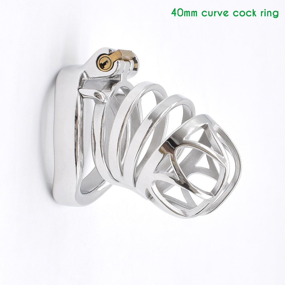 Nuun Stainless Steel Chastity Cage Mens Bdsm Bondage Toy Kinky Prison Bird Cocklock Sissy Play Mainstream Product - 18