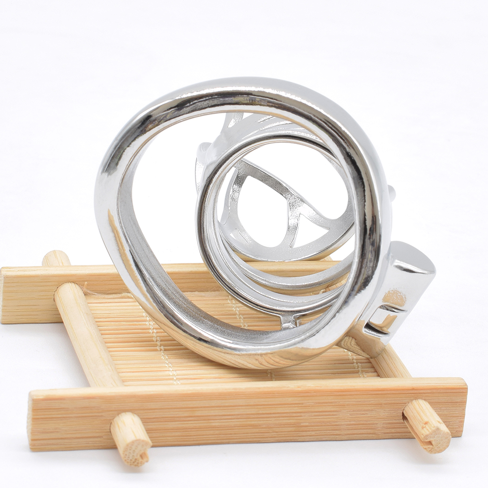 Nuun Stainless Steel Chastity Cage Mens Bdsm Bondage Toy Kinky Prison Bird Cocklock Sissy Play Mainstream Product - 12