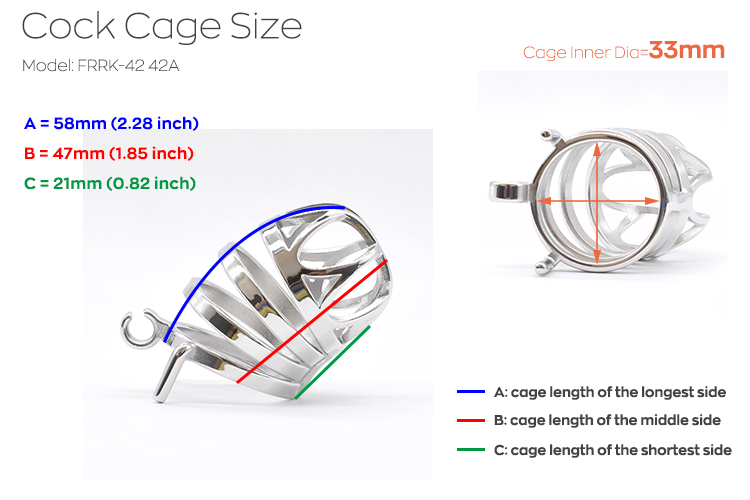 Nuun Stainless Steel Chastity Cage Mens Bdsm Bondage Toy Kinky Prison Bird Cocklock Sissy Play Mainstream Product - 5